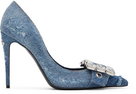 dolce gabbana girls shoes|Dolce & Gabbana denim heels.